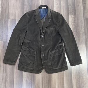 J. Crew Fall 2008 Classic Corduroy Rivington 3 Button Sportcoat In Dark Brown. L